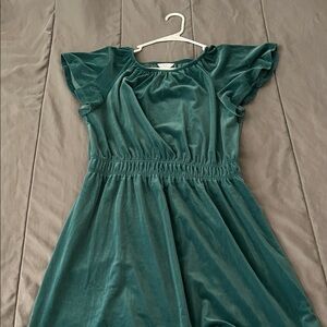 Time and Tru Teal Casual Dress